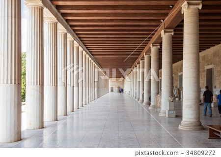 Ancient Agora in Athens 34809272