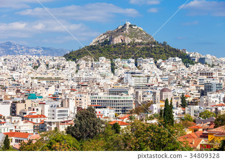 Mount Lycabettus in Athens 34809328
