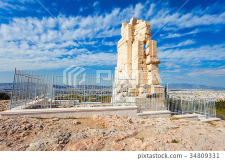Philopappos Monument in Athens Philopappos Monument in Athens 34809331