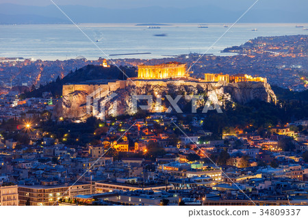 Athenian Acropolis in Greece 34809337