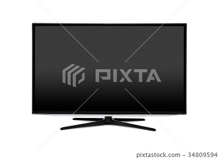 Television, tv screen mockup front view isolated 34809594