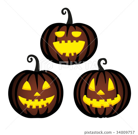 Cute halloween pumpkins. 34809757