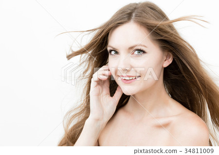 外國女人護髮形象 34811009