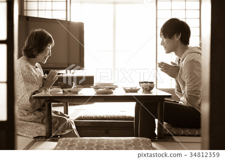 Grandma and Grandson Meal Grandma and Grandson Meal 34812359