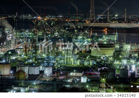 Yokkaichi Complex night view (October Yokkaichi) 34815140