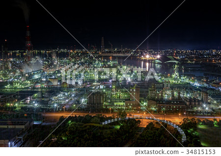 Yokkaichi Complex night view (October Yokkaichi) 34815153