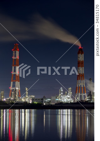 Yokkaichi Complex night view (October Yokkaichi) Yokkaichi Complex night view (October Yokkaichi) 34815170
