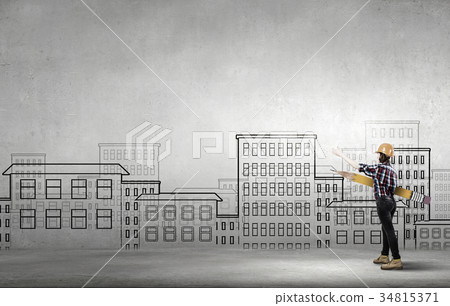 Woman architect 34815371