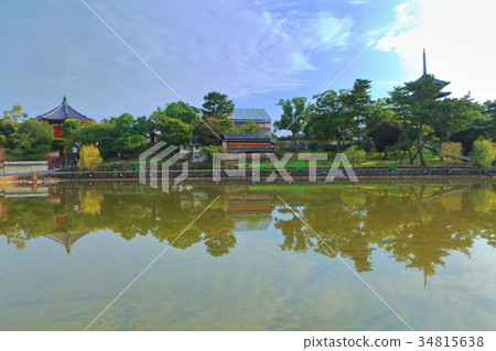 Kofuku-ji Temple Five-storied pagoda and South Endo 34815638