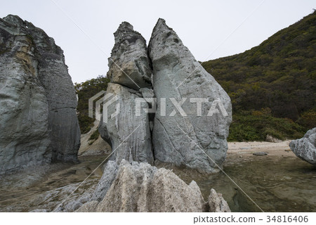 青森Shimokita半島Fochaura岩層 34816406