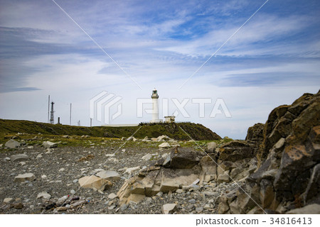 Aomori Shimokita Peninsula Honshu's northernmost Cape Omazaki lighthouse Aomori Shimokita Peninsula Honshu's northernmost Cape Omazaki lighthouse 34816413