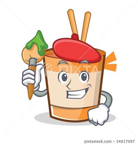 Artist cup noodles character cartoon 34817097