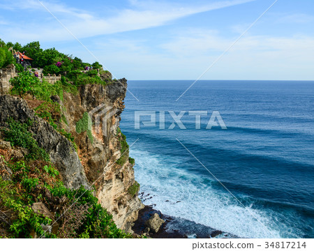 Pura Uluwatu temple in Bali island, Indonesia 34817214