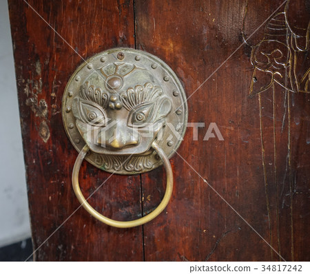 Old wooden door Old wooden door 34817242