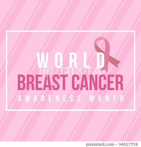 Background design breast cancer day 34817759
