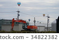 重型機械和氣球 34822382