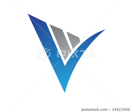 V Letter Logo Template 34822408