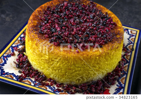 Traditional Iranian Rice pie Tahdig Polo  34823165