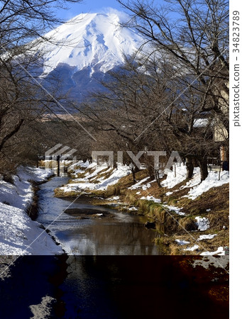 大宮橋的雪景 大宮橋的雪景 34823789