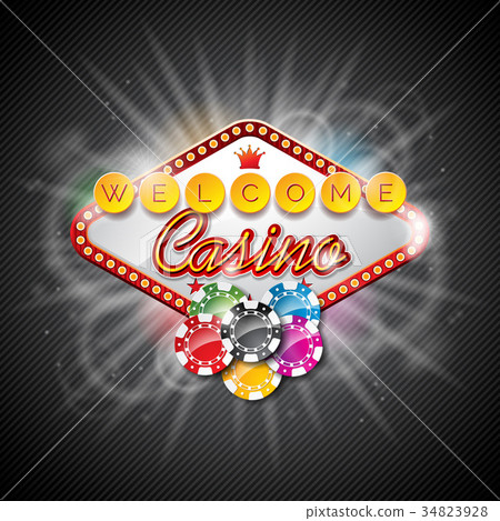 Vector illustration on a casino theme 34823928