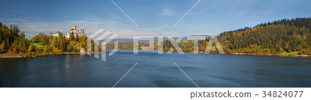 Medieval Castle in Niedzica, Poland. Medieval Castle in Niedzica, Poland. 34824077