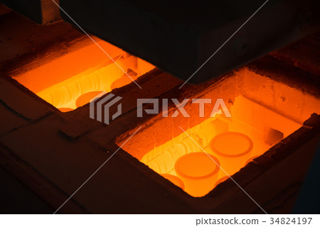 molting gold at a factory molting gold at a factory 34824197