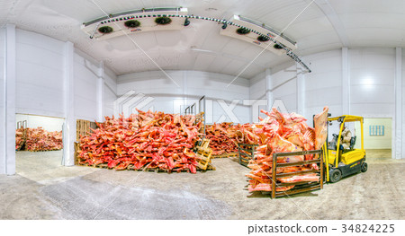 Frozen meat at a storage 34824225