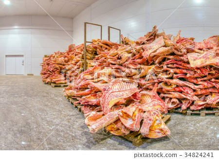 Frozen meat at a storage 34824241