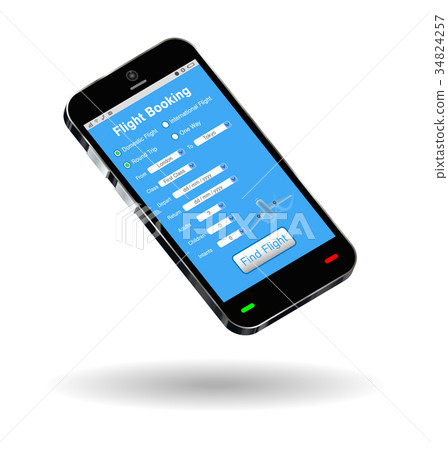 smartphone with online flight ticket booking inter smartphone with online flight ticket booking inter 34824257