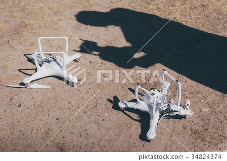 Accident with a drone 34824374
