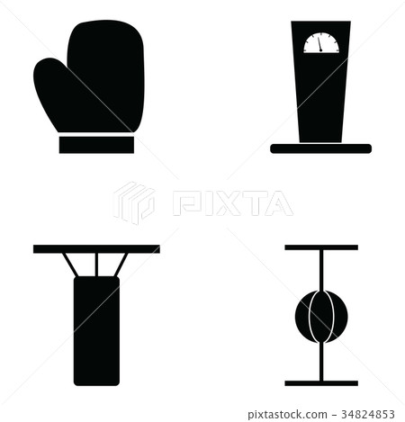 boxing icon set boxing icon set 34824853