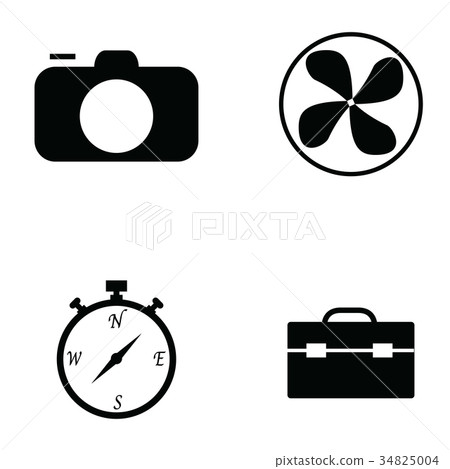 drone icon set 34825004