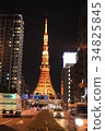 Tokyo Tower at night 34825845