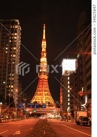 東京鐵塔在晚上 東京鐵塔在晚上 34825847