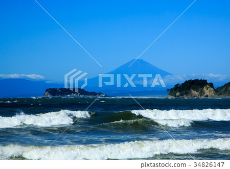 View Mt. Fuji from Typhoon Transient Lion Museum View Mt. Fuji from Typhoon Transient Lion Museum 34826147