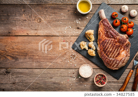 grilled tomahawk beef steak grilled tomahawk beef steak 34827585