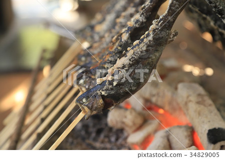 Ayu grilled with salt Ayu grilled with salt 34829005