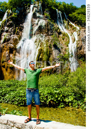 Waterfall in the National Park in Croatia Waterfall in the National Park in Croatia 34829339