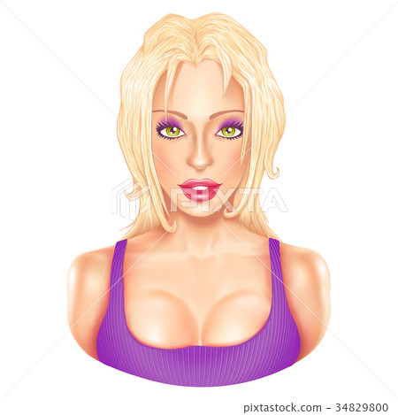 Girl with green eyes. Girl with green eyes. 34829800