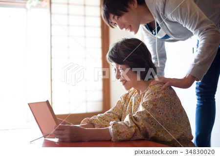 View old photos with my grandmother View old photos with my grandmother 34830020