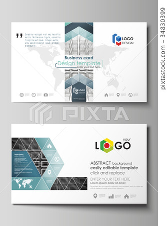 Business card templates. Easy editable layout Business card templates. Easy editable layout 34830399