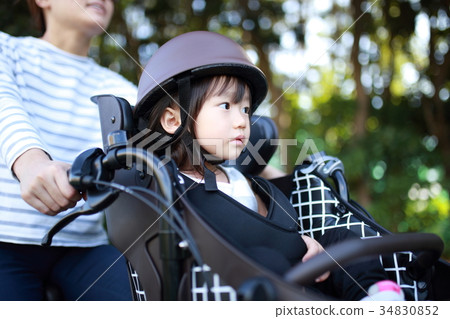 Bicycle (Children Transfer Send Pickup Two People Electric Assist Bicycle Two People Mom Mother) 34830852