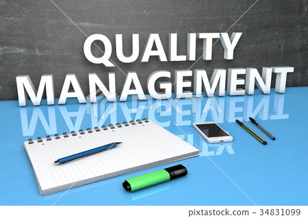 Quality Management text concept 34831099
