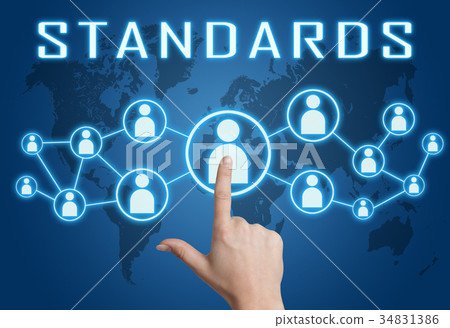 Standards text concept 34831386