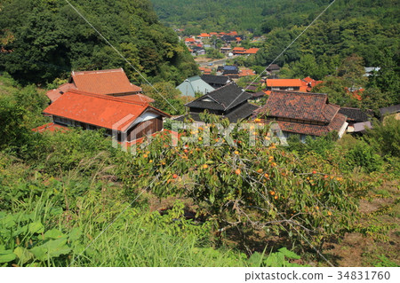 沒有天空的Ebara Ubare村莊風景構成 34831760