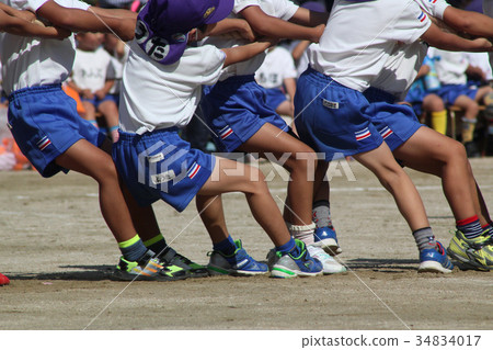 Tug of war of sports festival 34834017