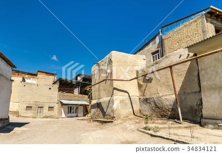 Traditional houses in the old town of Bukhara 34834121