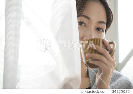 婦女生活方式放鬆 34835023