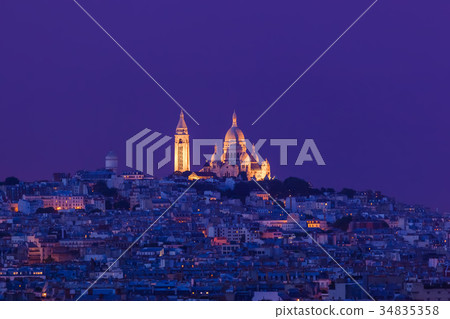 Sacre Coeur in Paris France 34835358