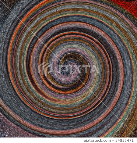 Multi-colored chaotic panel 34835471